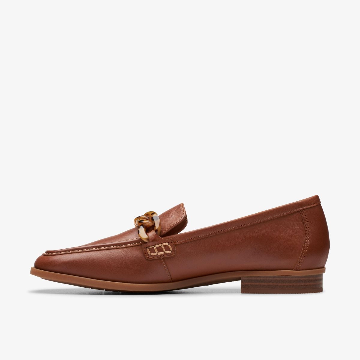 Clarks Sarafyna Iris Tan Leather Brown | XIJCV0691