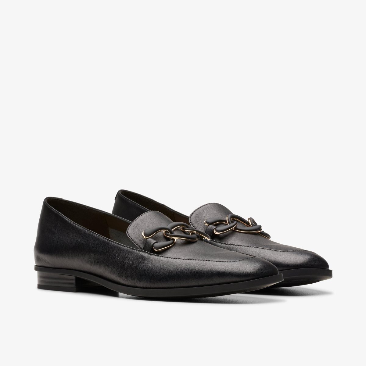 Clarks Sarafyna Rae Black Leather Black | LIRDM8026