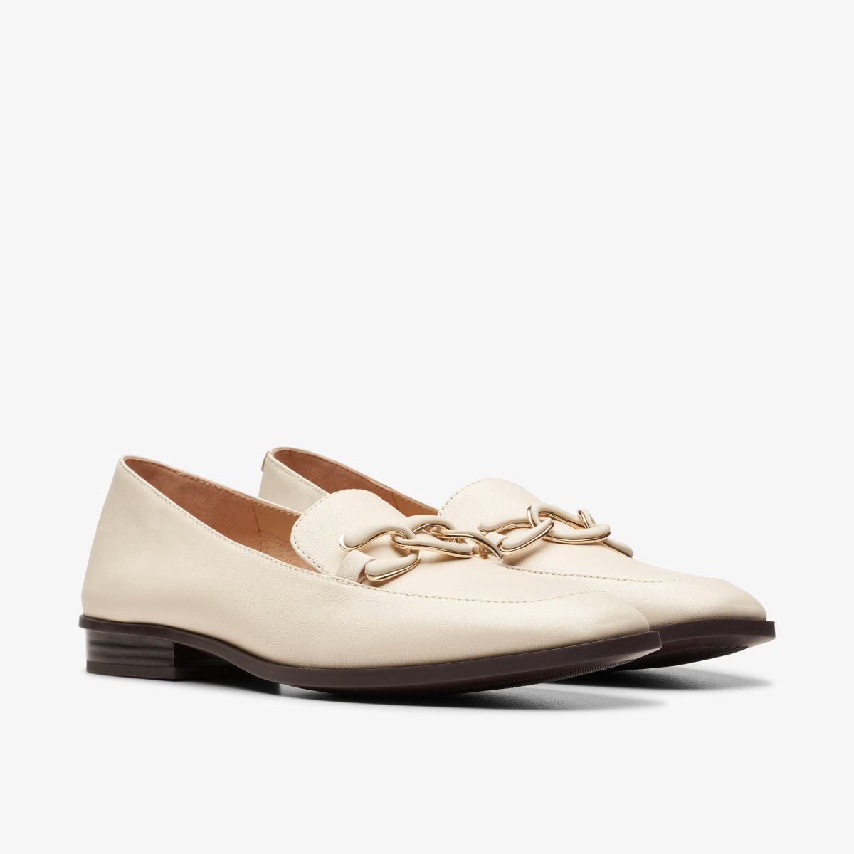 Clarks Sarafyna Rae Ivory Leather White | VKTWI5128