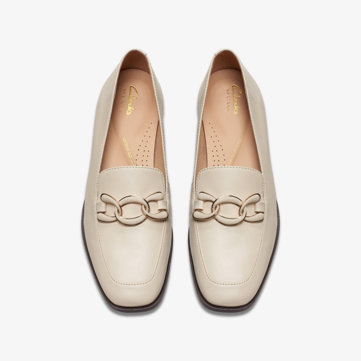 Clarks Sarafyna Rae Ivory Leather White | VKTWI5128