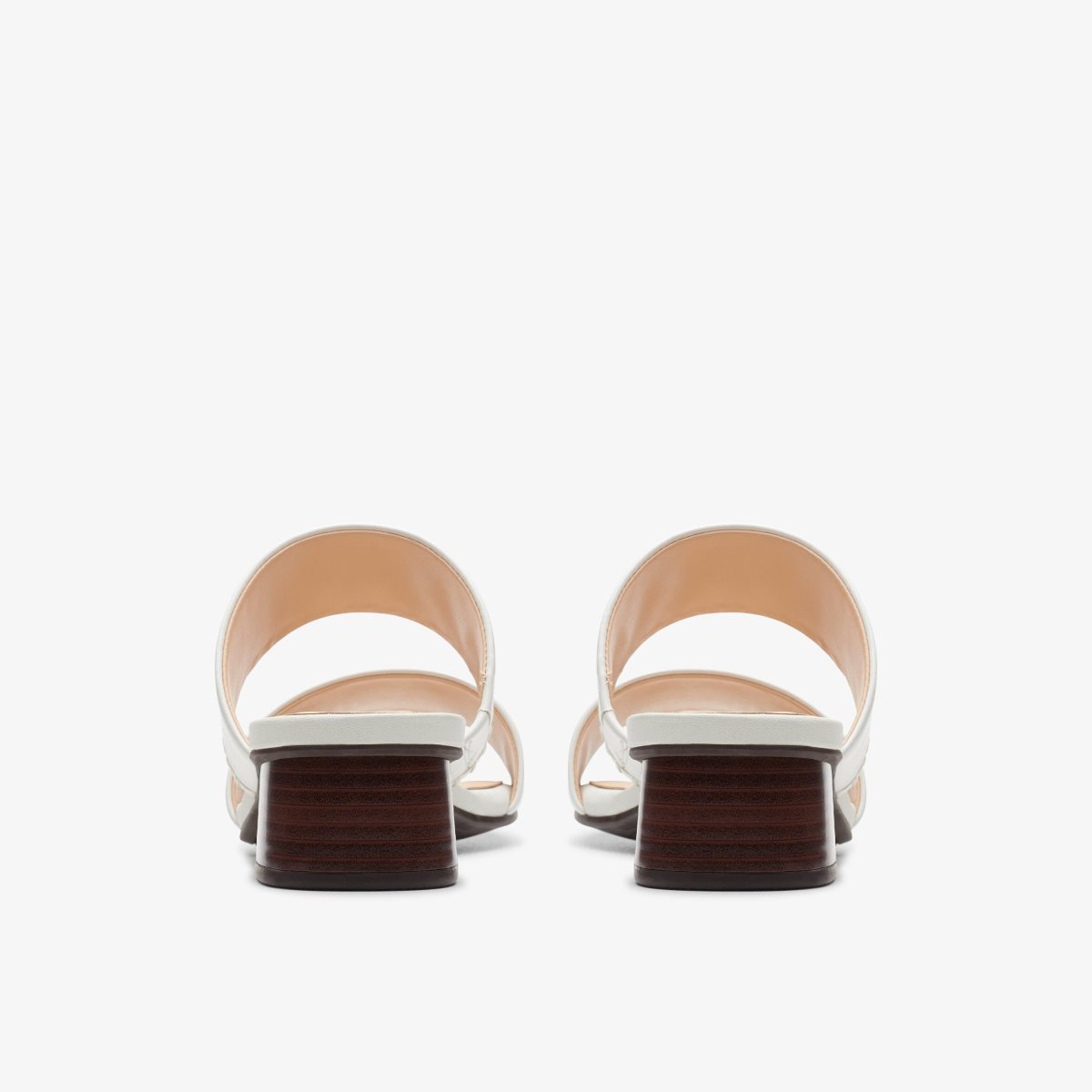 Clarks Serina 35 Mule Off White Leather White | GFHUY4503