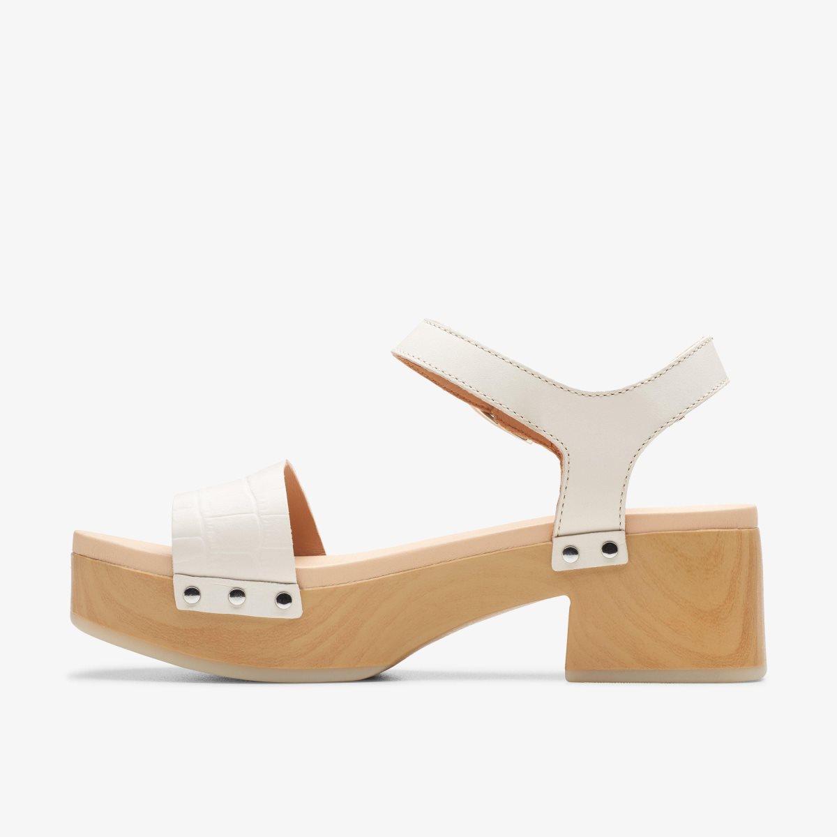 Clarks Sivanne Bay Ivory Interest White | MCQHY9560