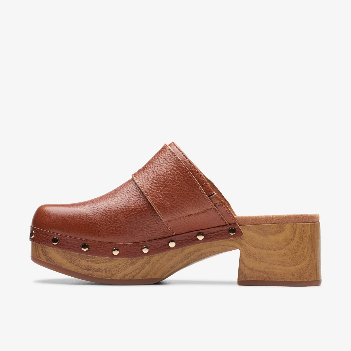 Clarks Sivanne Sun Tan Leather Brown | DMAXR4739