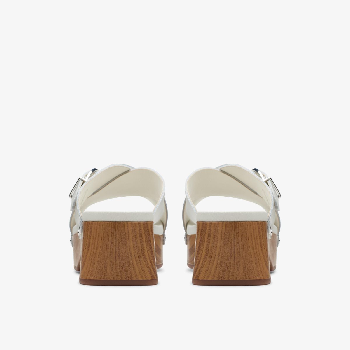 Clarks Sivanne Walk Off White Leather White | ITFHM2678