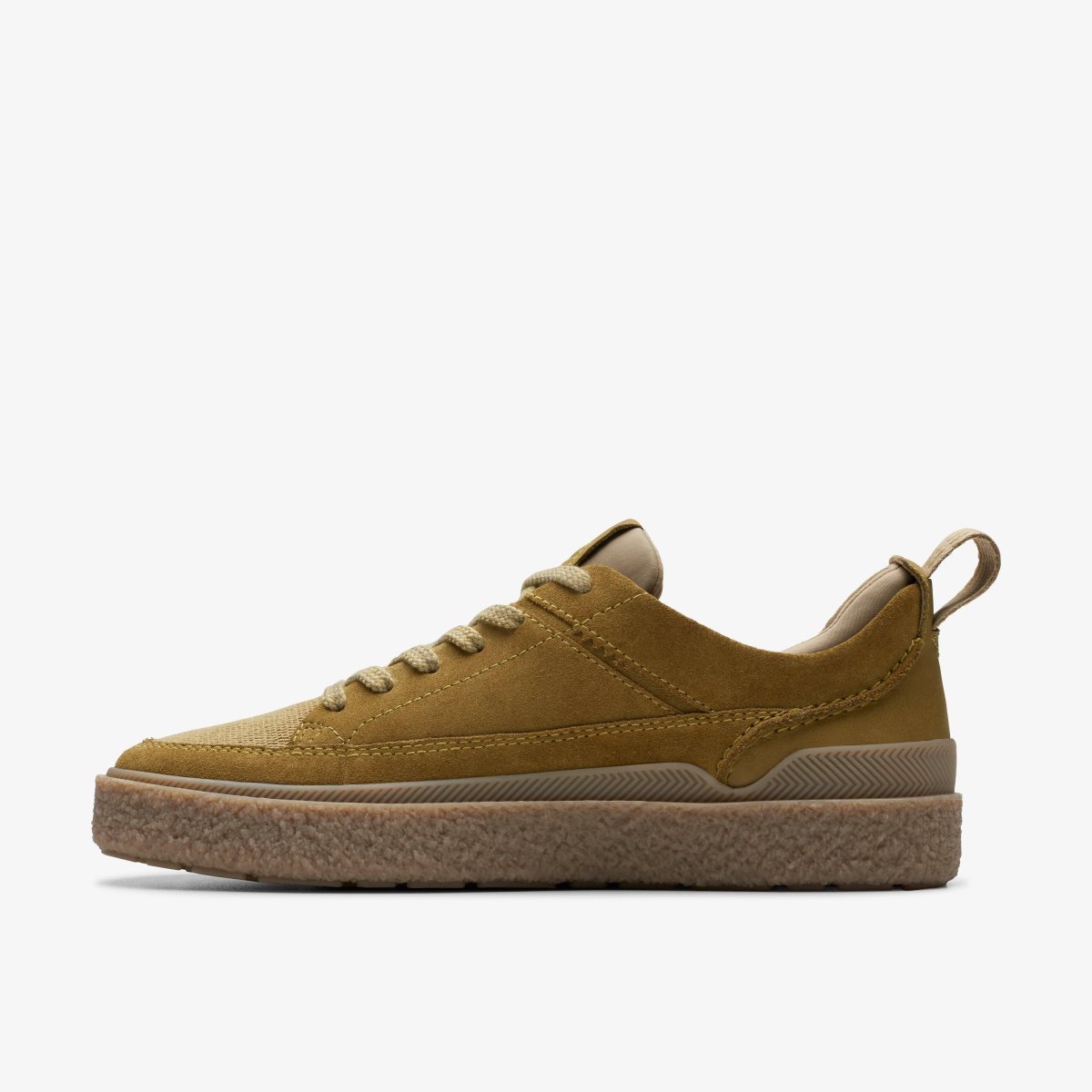 Clarks Somerset Lace Light Olive Suede Light Olive | TGUKN9764