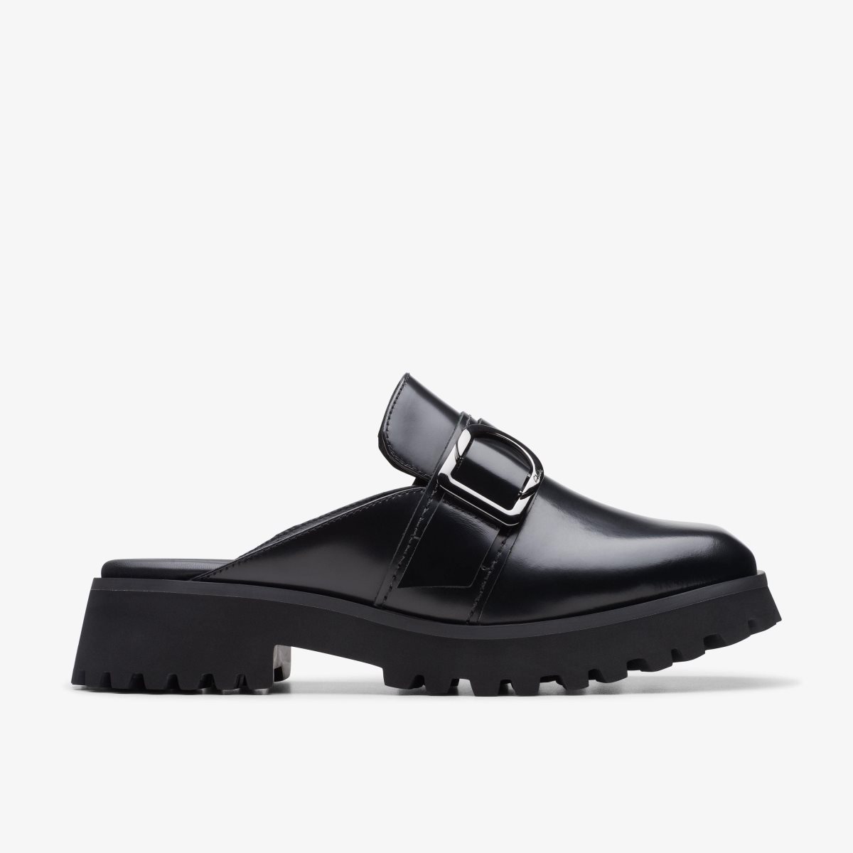 Clarks Stayso Free Black Leather Black | DKRWQ5176