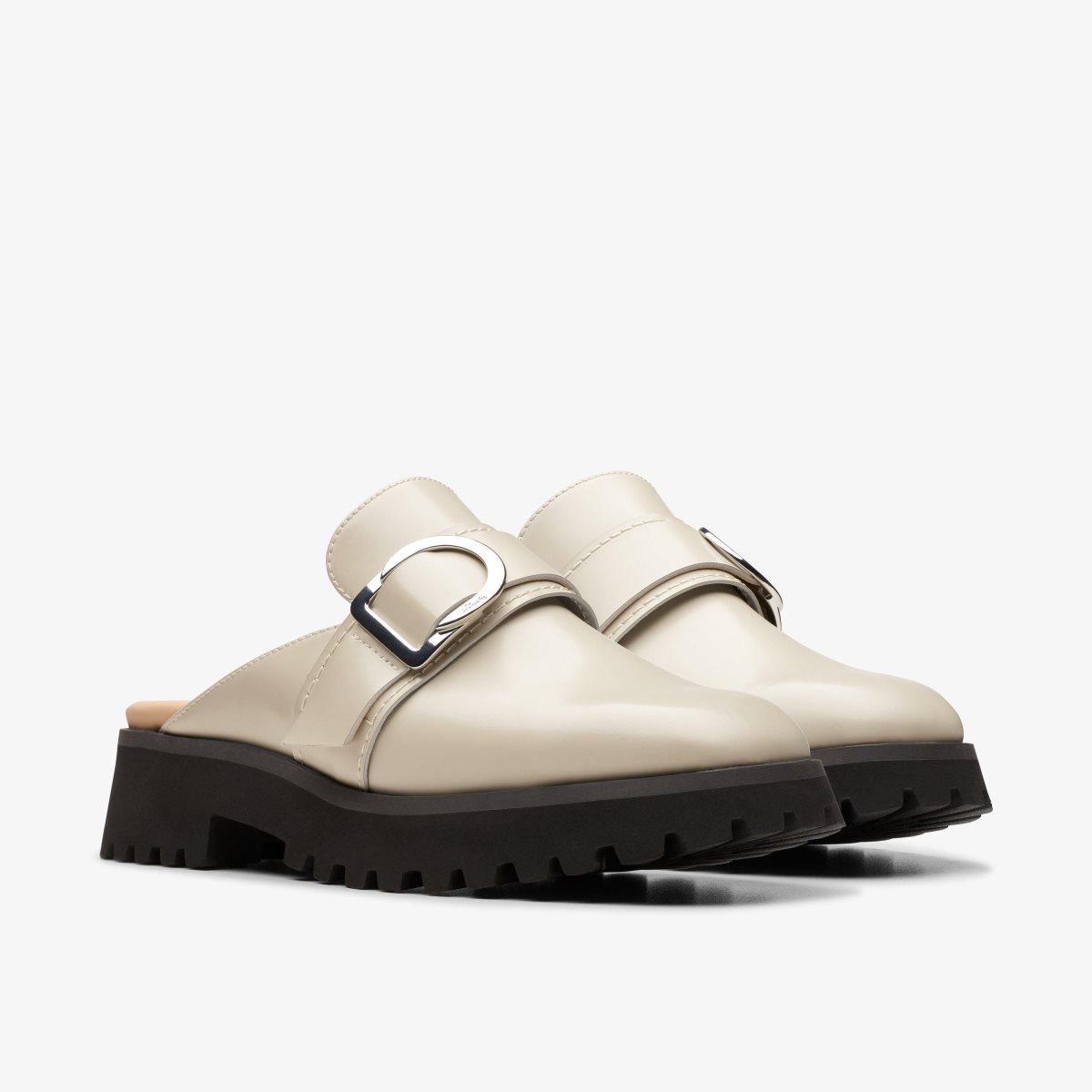 Clarks Stayso Free Ivory Leather White | FEAZM9824