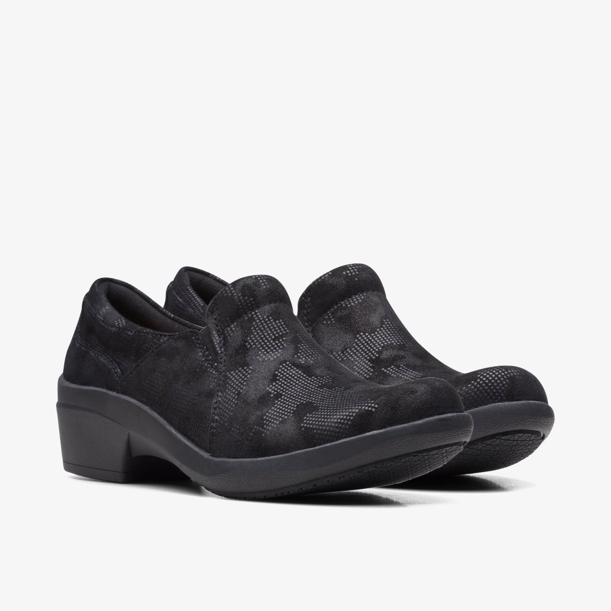 Clarks Talene Pace Black Interest Black | JQYFM5638