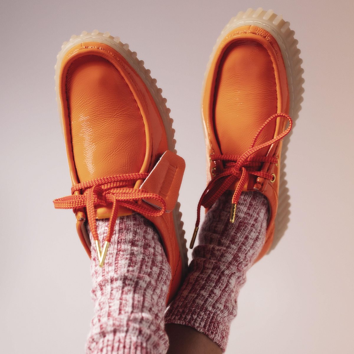 Clarks Torhill Bee Orange Patent Orange | PWMAI2315