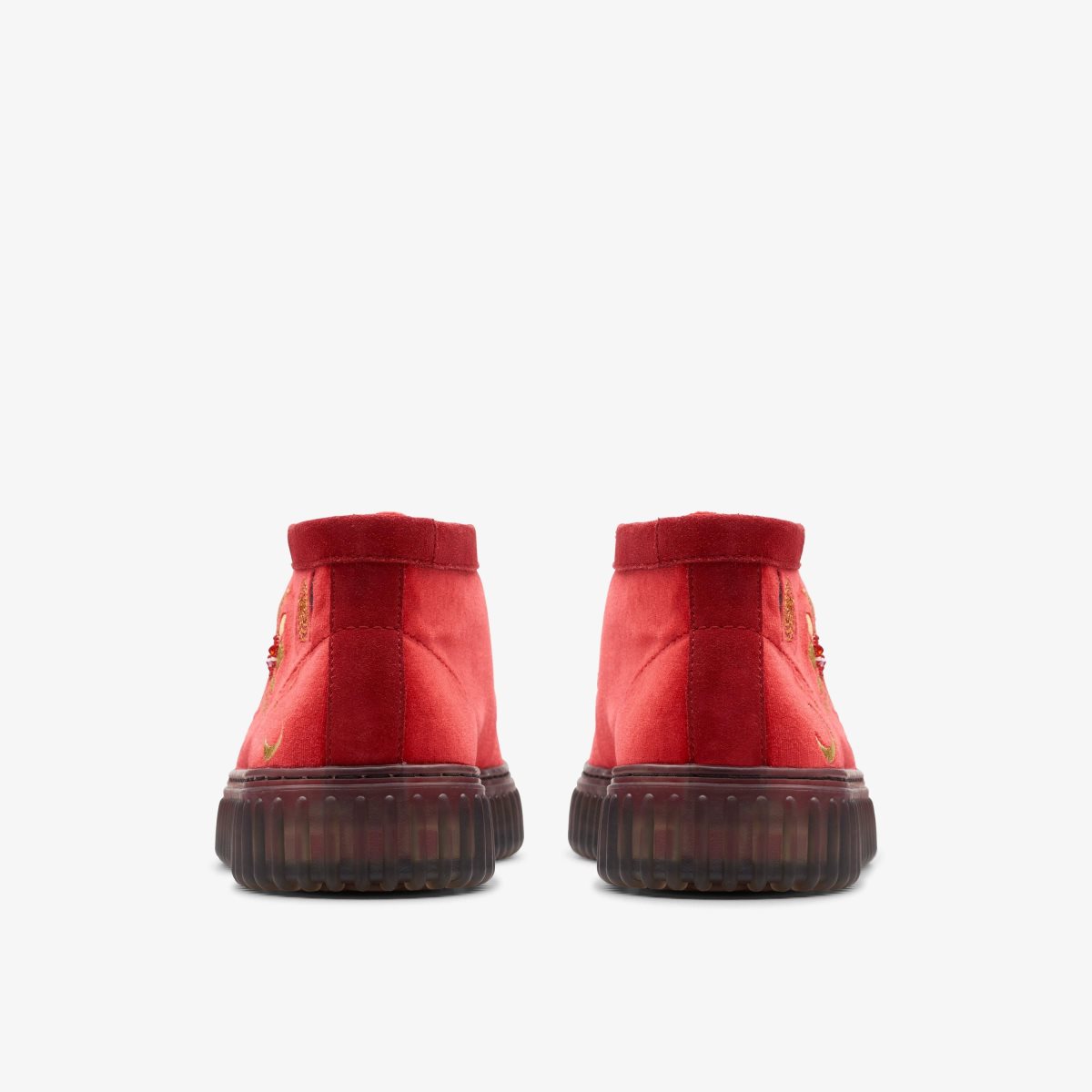 Clarks Torhill Hi Red Velvet Red | ITWVQ8923