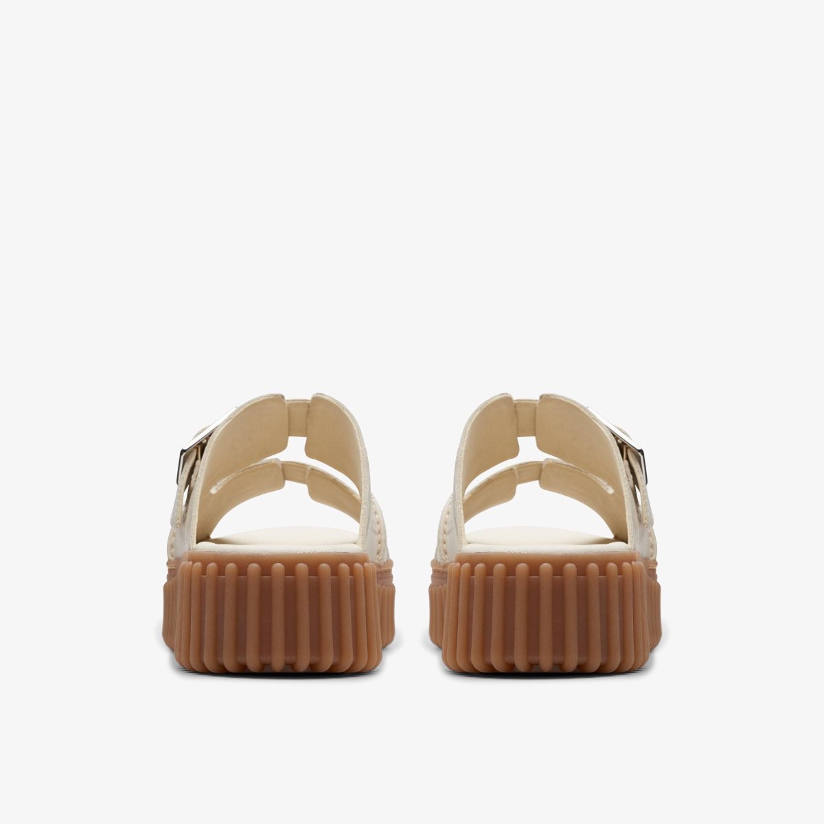 Clarks Torhill Slide Cream Interest Cream | VYRKT5713