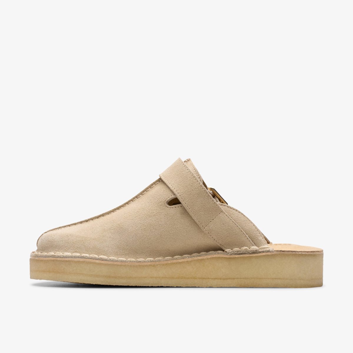 Clarks Trek Mule Sand Suede Brown | LHMVU4931