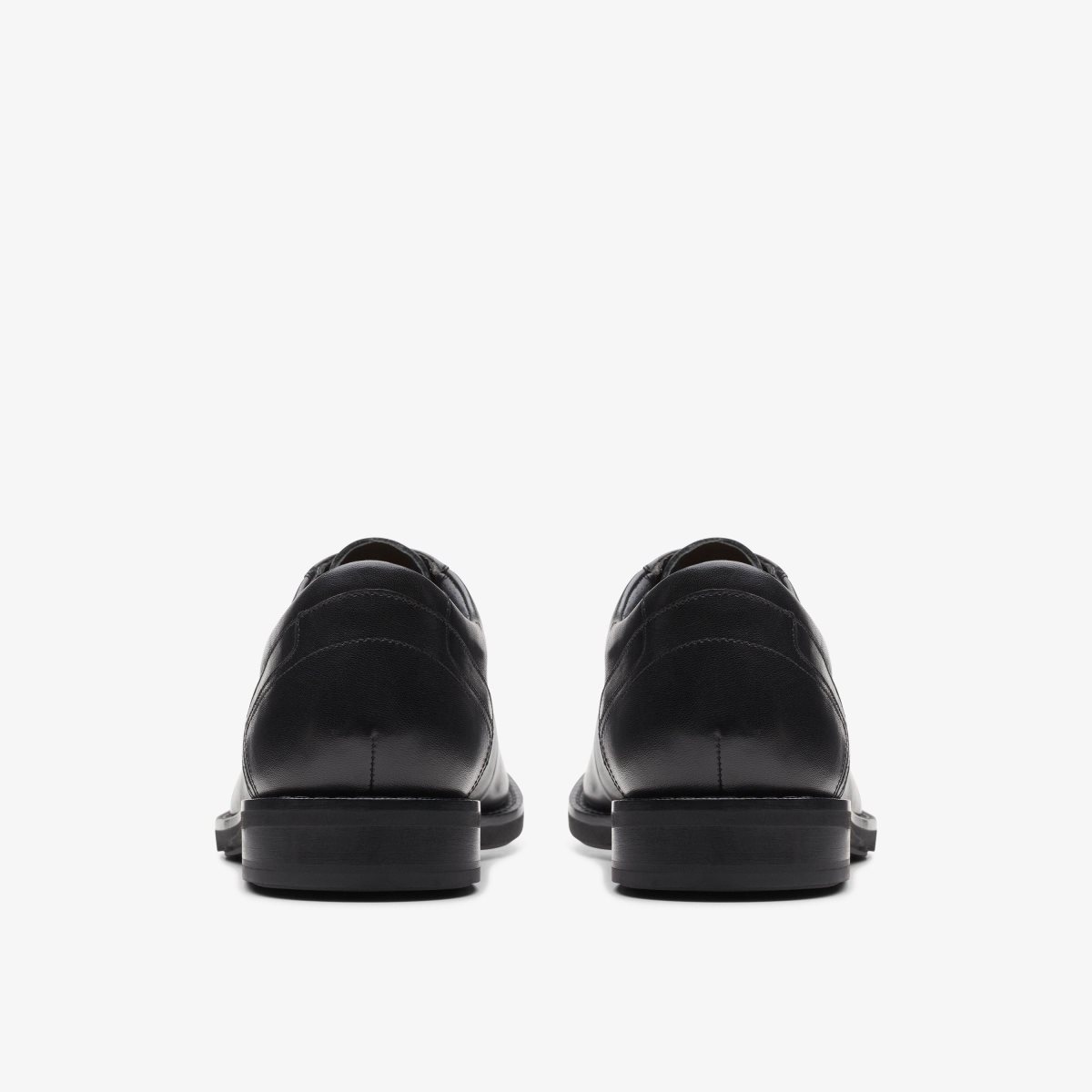 Clarks Un Hugh Lace Black Leather Black | VCPYX7583