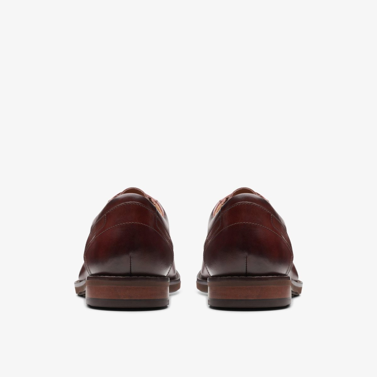 Clarks Un Hugh Lace Brown Leather Brown | YJVCZ6590