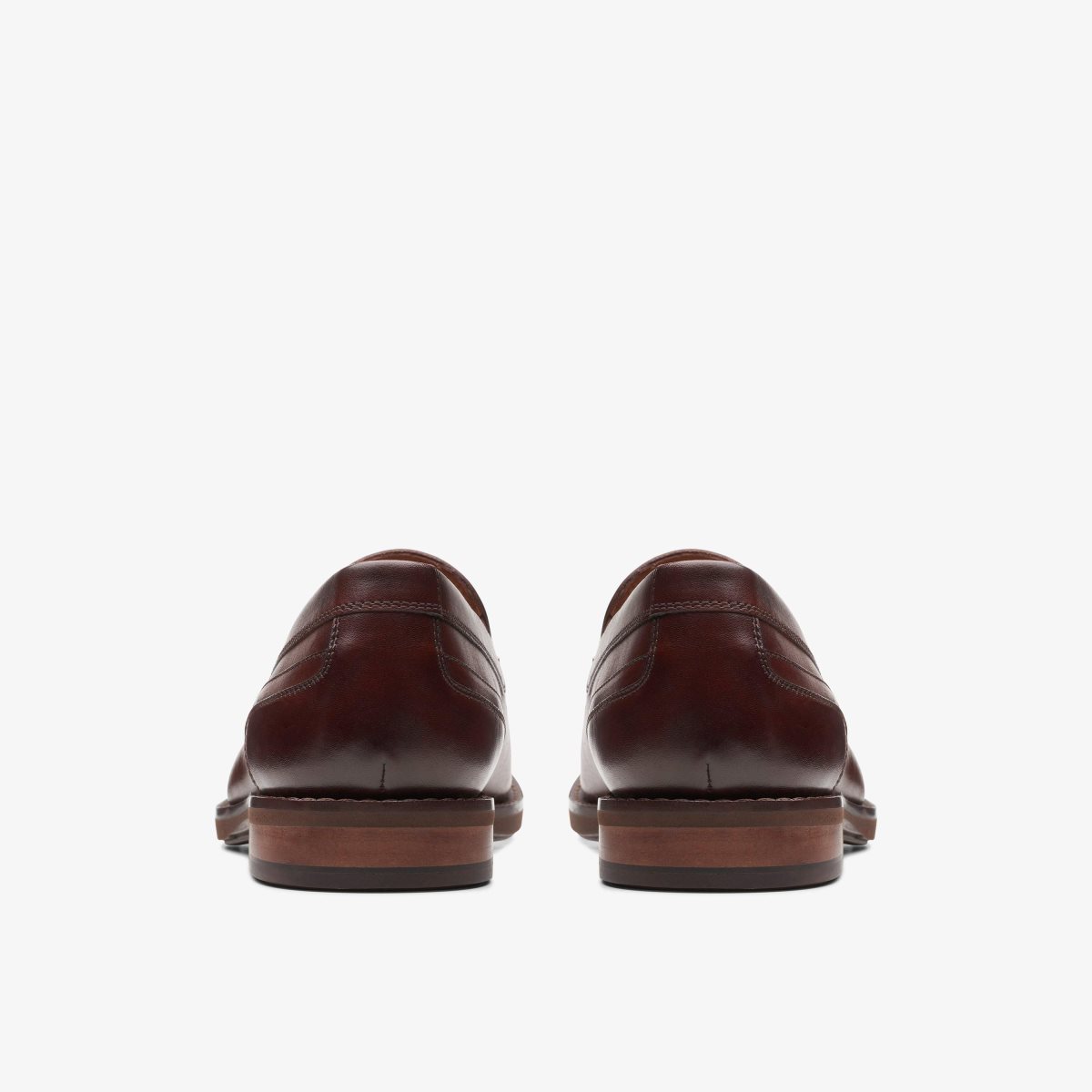 Clarks Un Hugh Step Brown Leather Brown | LXVPN8507