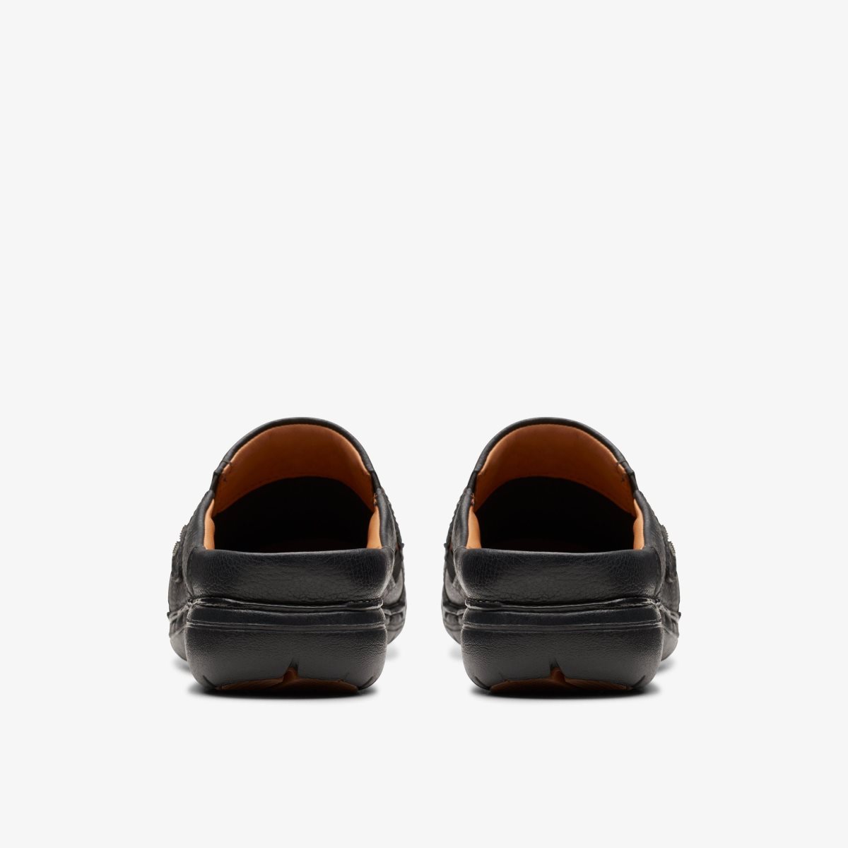 Clarks Un Loop Ease Black Leather Black | ABFGT3705