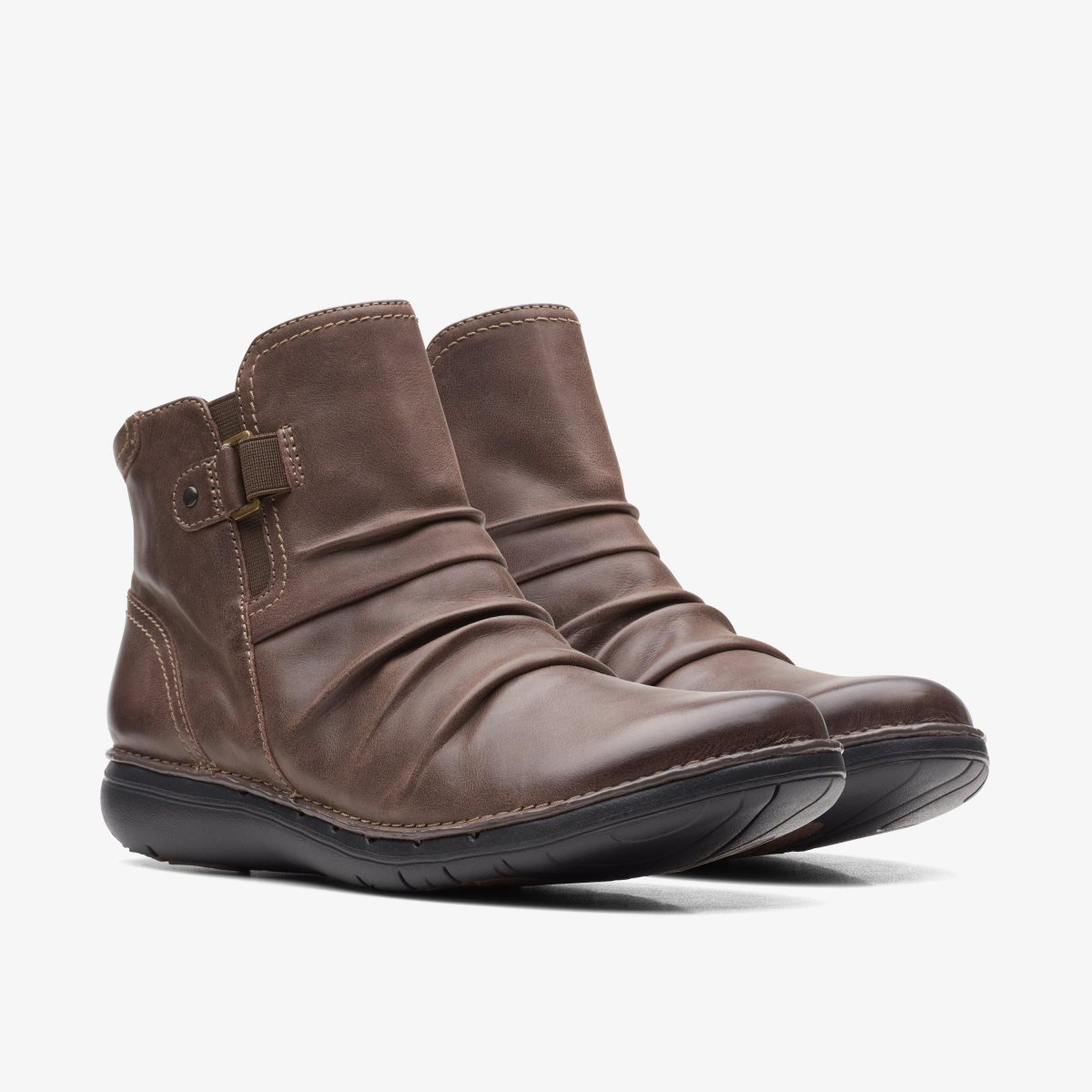 Clarks Un Loop Top Dark Brown Dark Brown | JOKTL9465