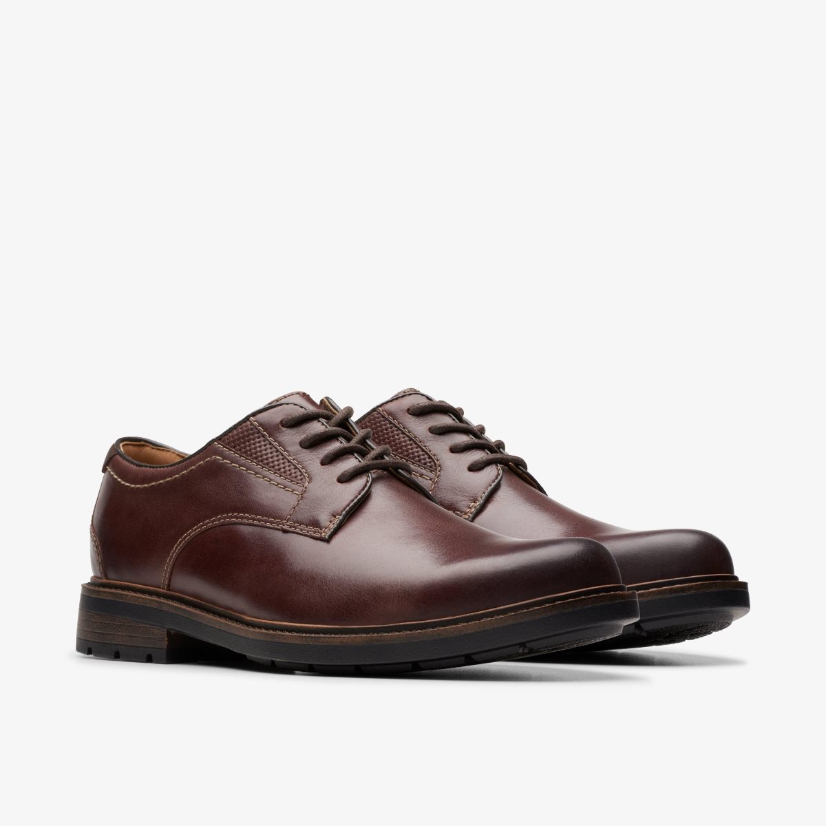 Clarks Un Shire Low Brown Leather Brown | LYPTI9063