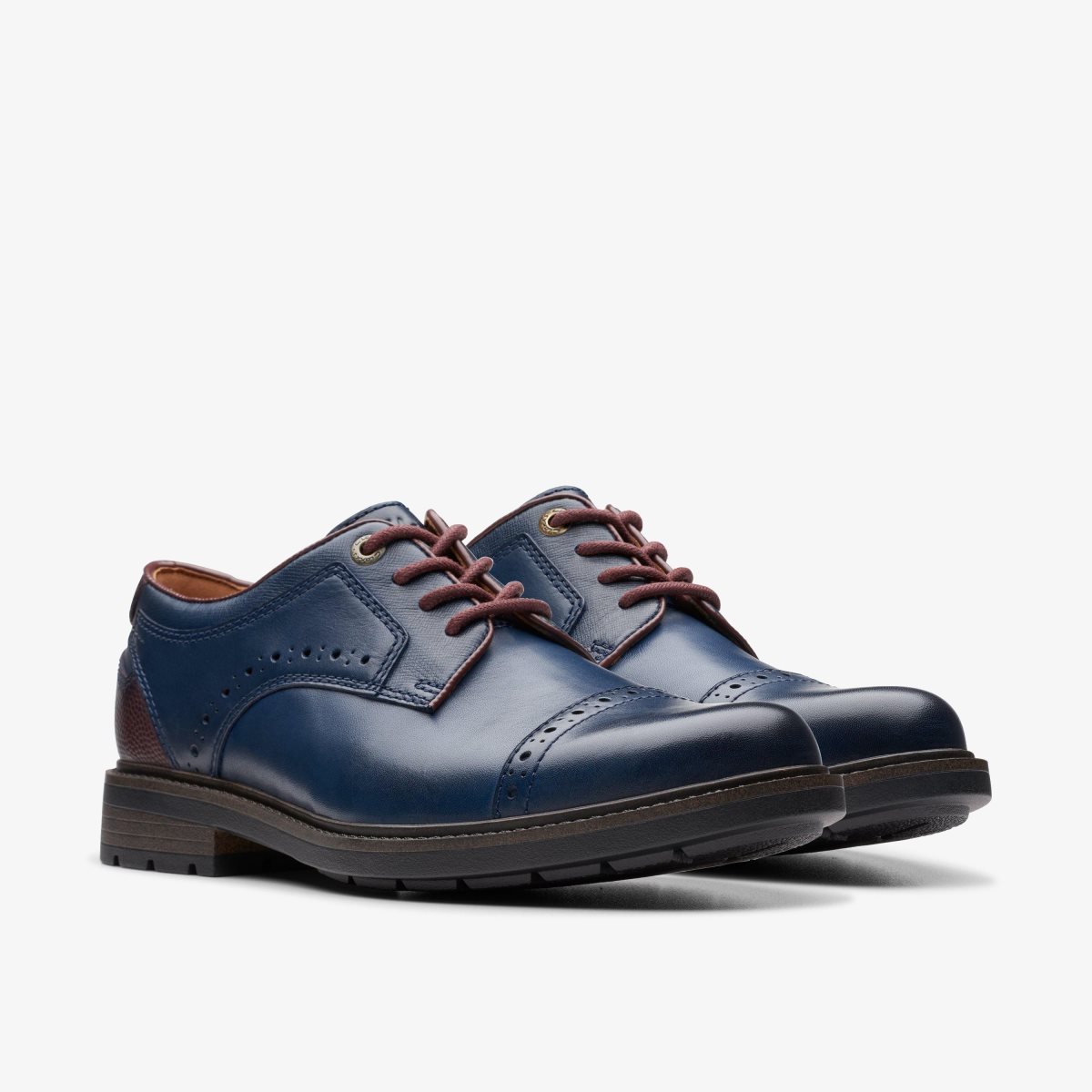 Clarks Un Shire Vibe Navy Combination Navy | ILJGY3850