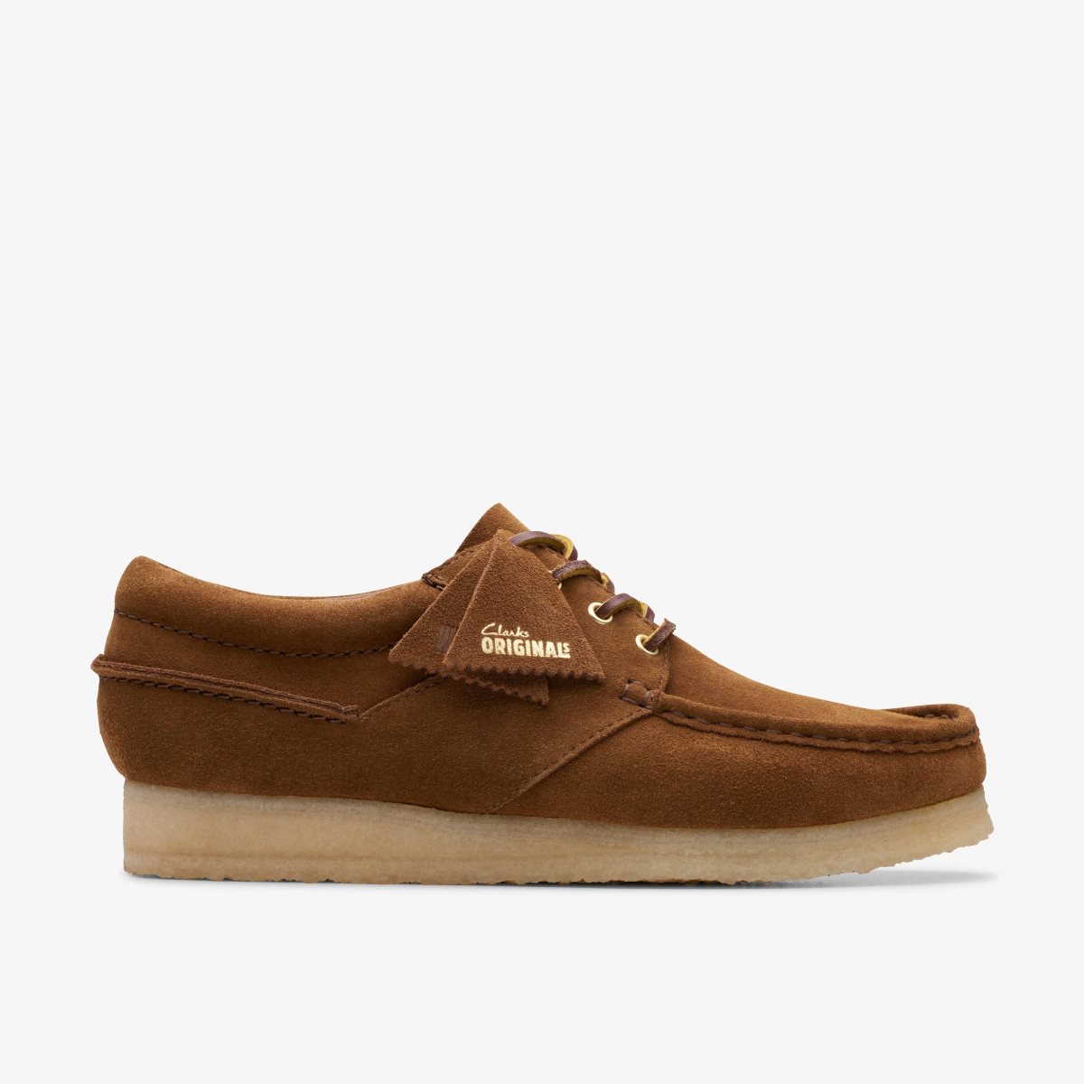 Clarks Wallabee Boat Cola Suede Cola | XVOKU3601