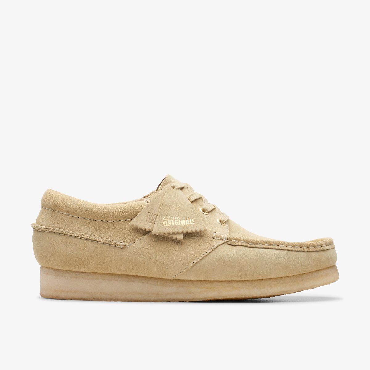 Clarks Wallabee Boat Maple Suede Maple | NJKIV4976