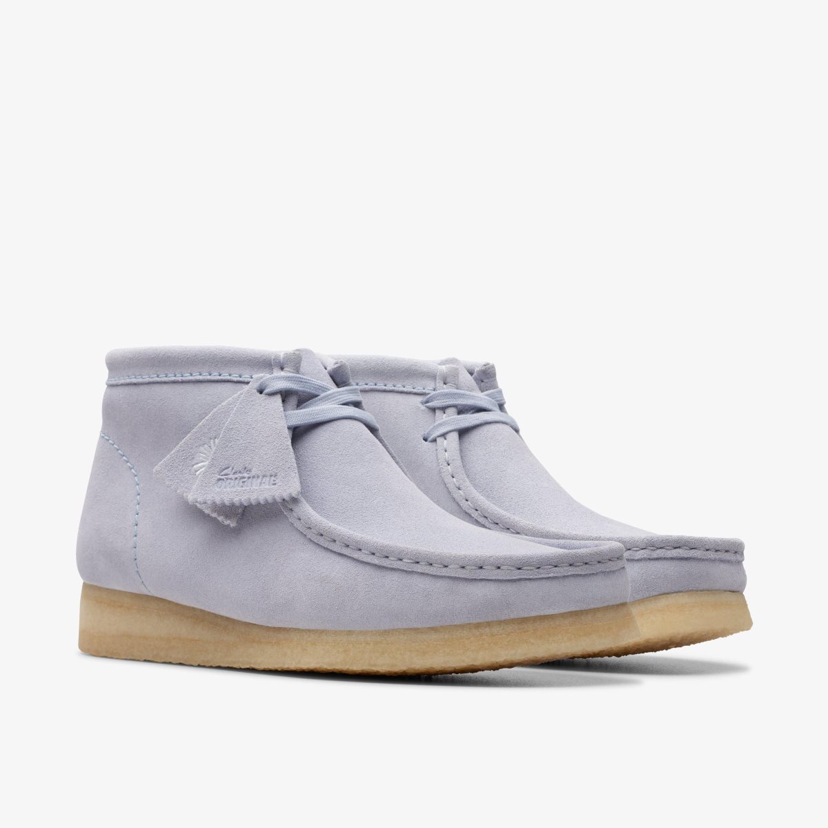 Clarks Wallabee Boot Cloud Grey Suede Grey | DAIPR1832