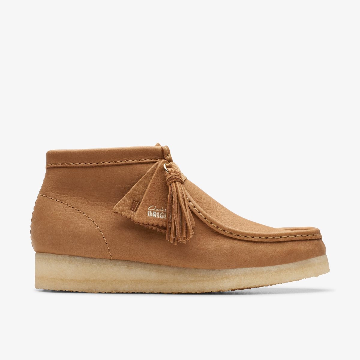 Clarks Wallabee Boot Mid Tan Leather Brown | VJUZL7048