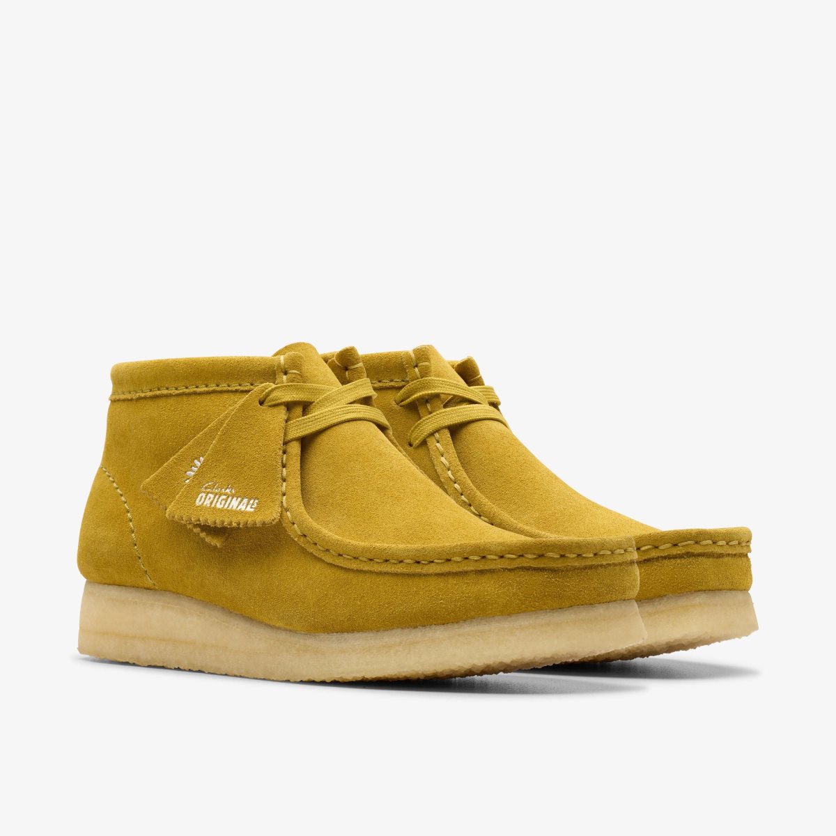 Clarks Wallabee Boot Olive Suede Olive | QLTSD5097