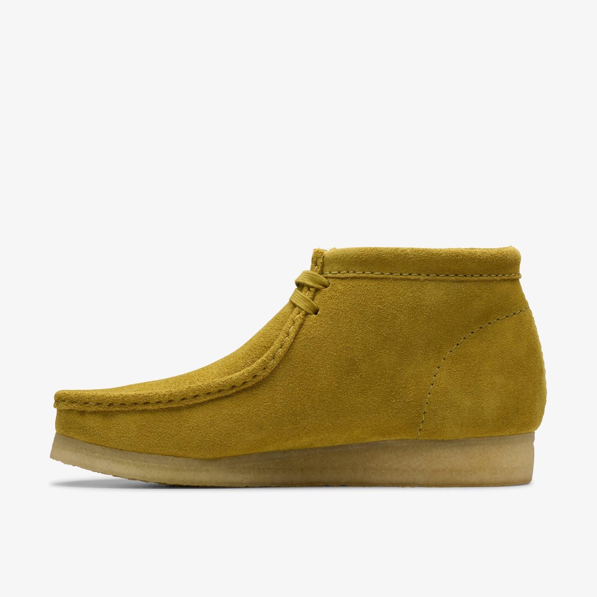 Clarks Wallabee Boot Olive Suede Olive | DBXFR6782