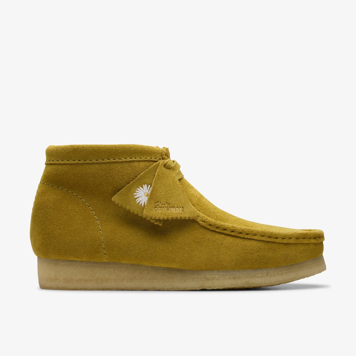 Clarks Wallabee Boot Olive Suede Olive | DBXFR6782