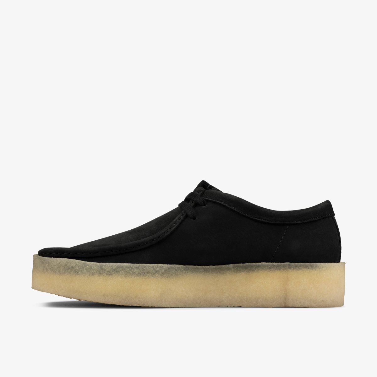 Clarks Wallabee Cup Black Nubuck Black | MSKTE0375