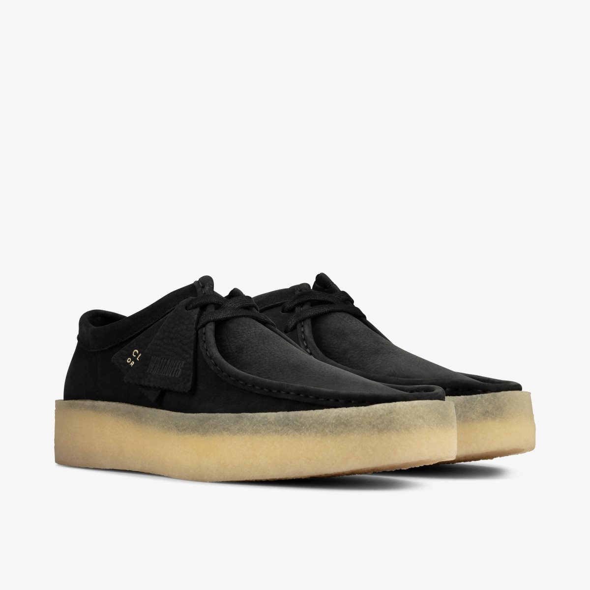 Clarks Wallabee Cup Black Nubuck Black | MSKTE0375