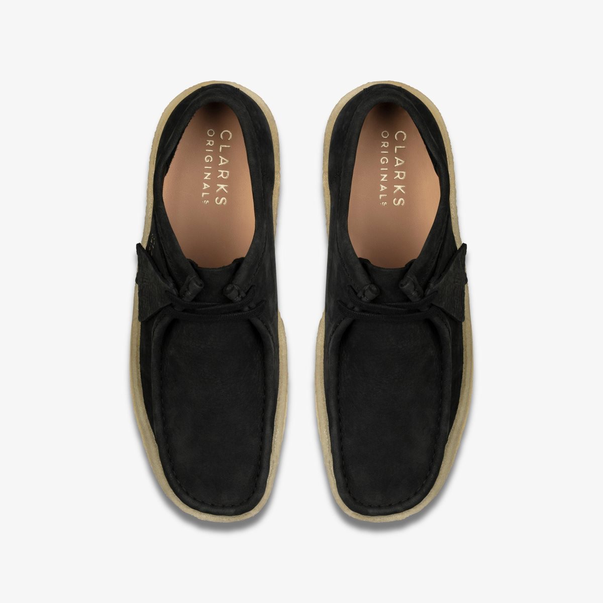 Clarks Wallabee Cup Black Nubuck Black | MSKTE0375