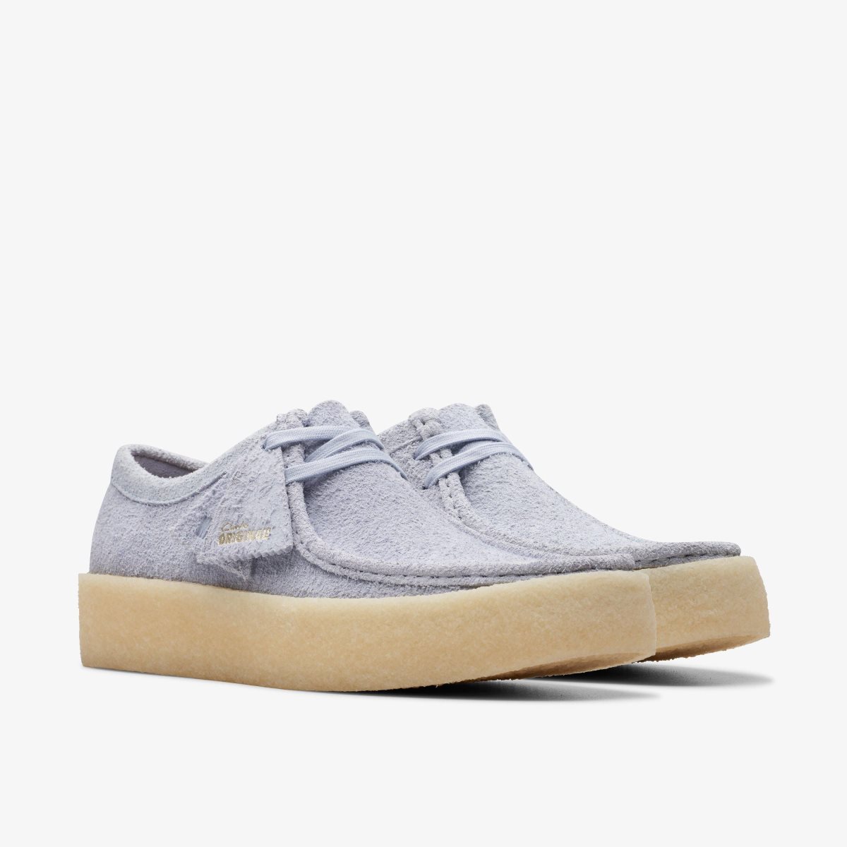 Clarks Wallabee Cup Cloud Grey Suede Grey | EGAZW1386