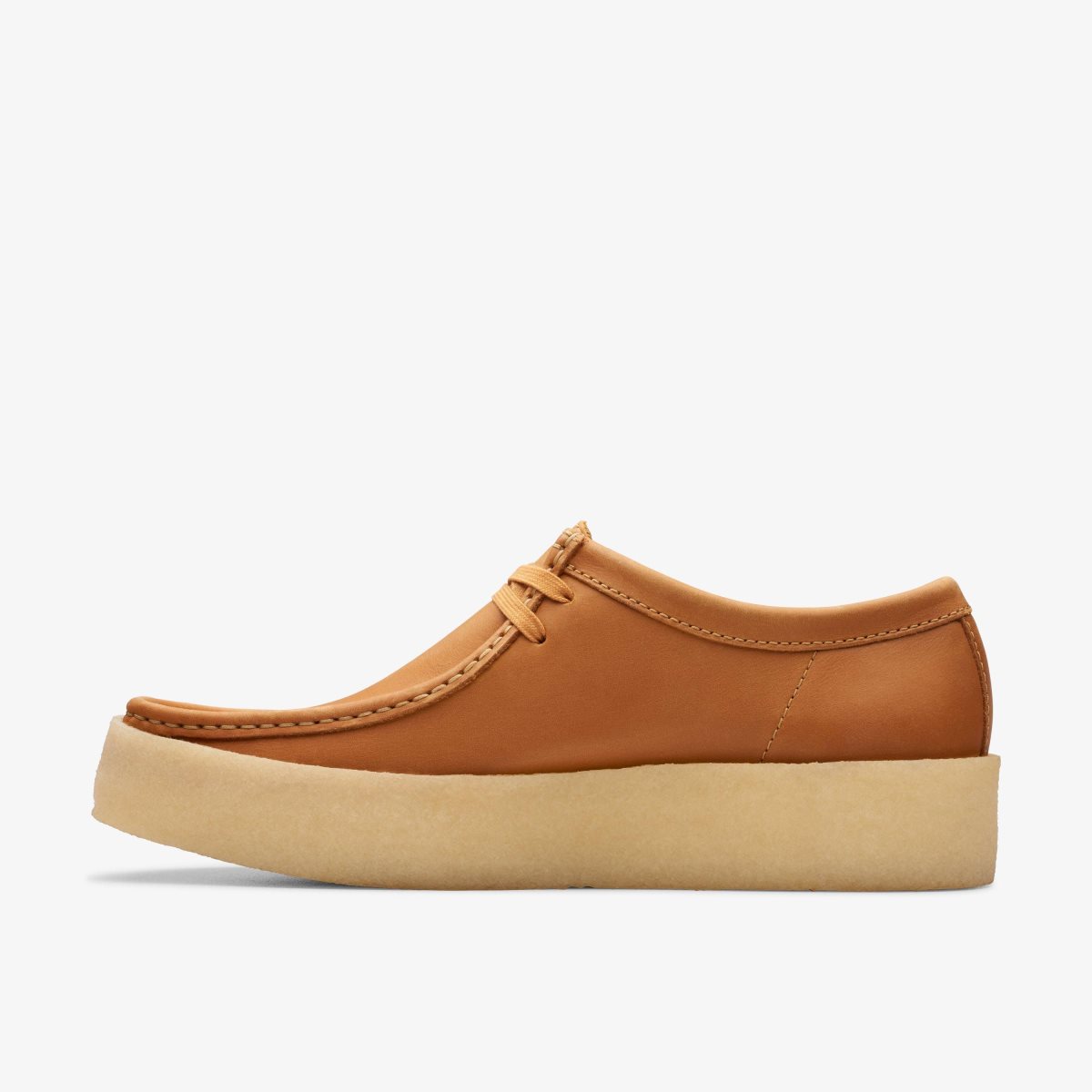 Clarks Wallabee Cup Mid Tan Leather Brown | JPLOY8436