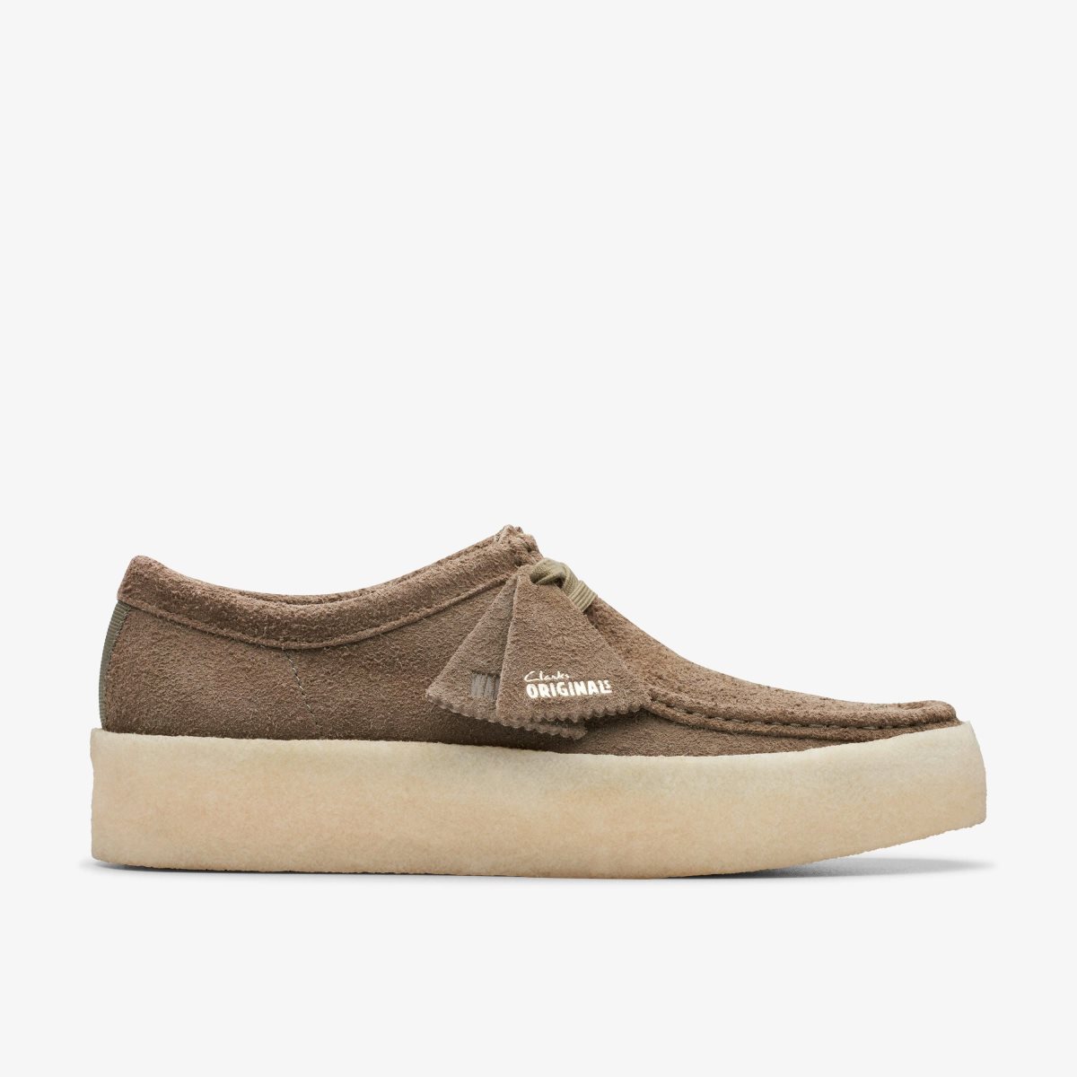 Clarks Wallabee Cup Pale Khaki Suede Khaki | STLHV6031