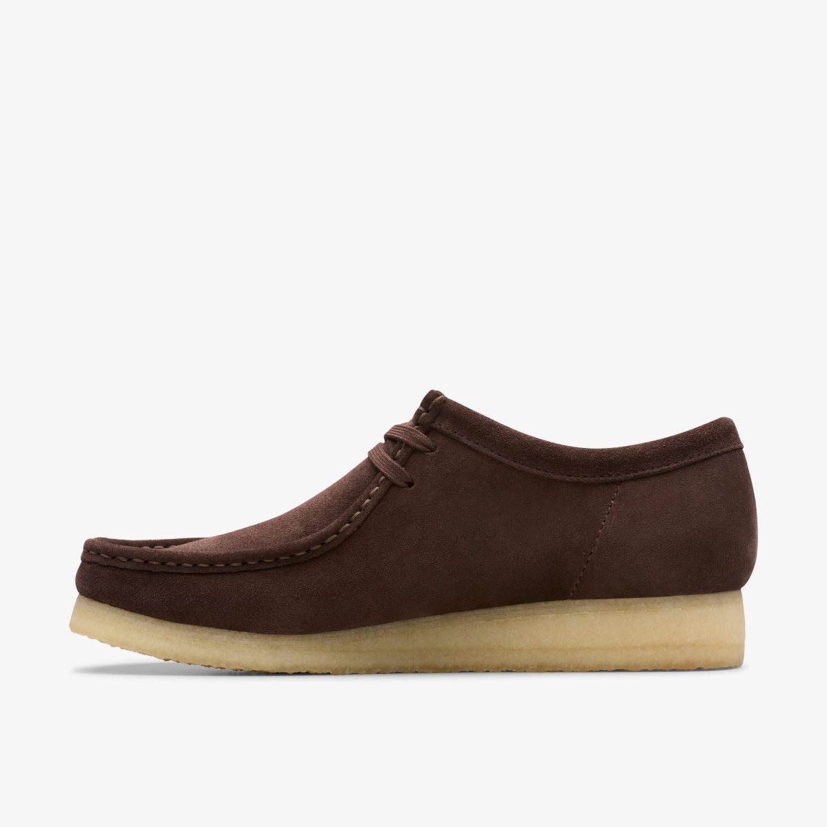 Clarks Wallabee Dark Brown Suede Dark Brown | NBIAD1246