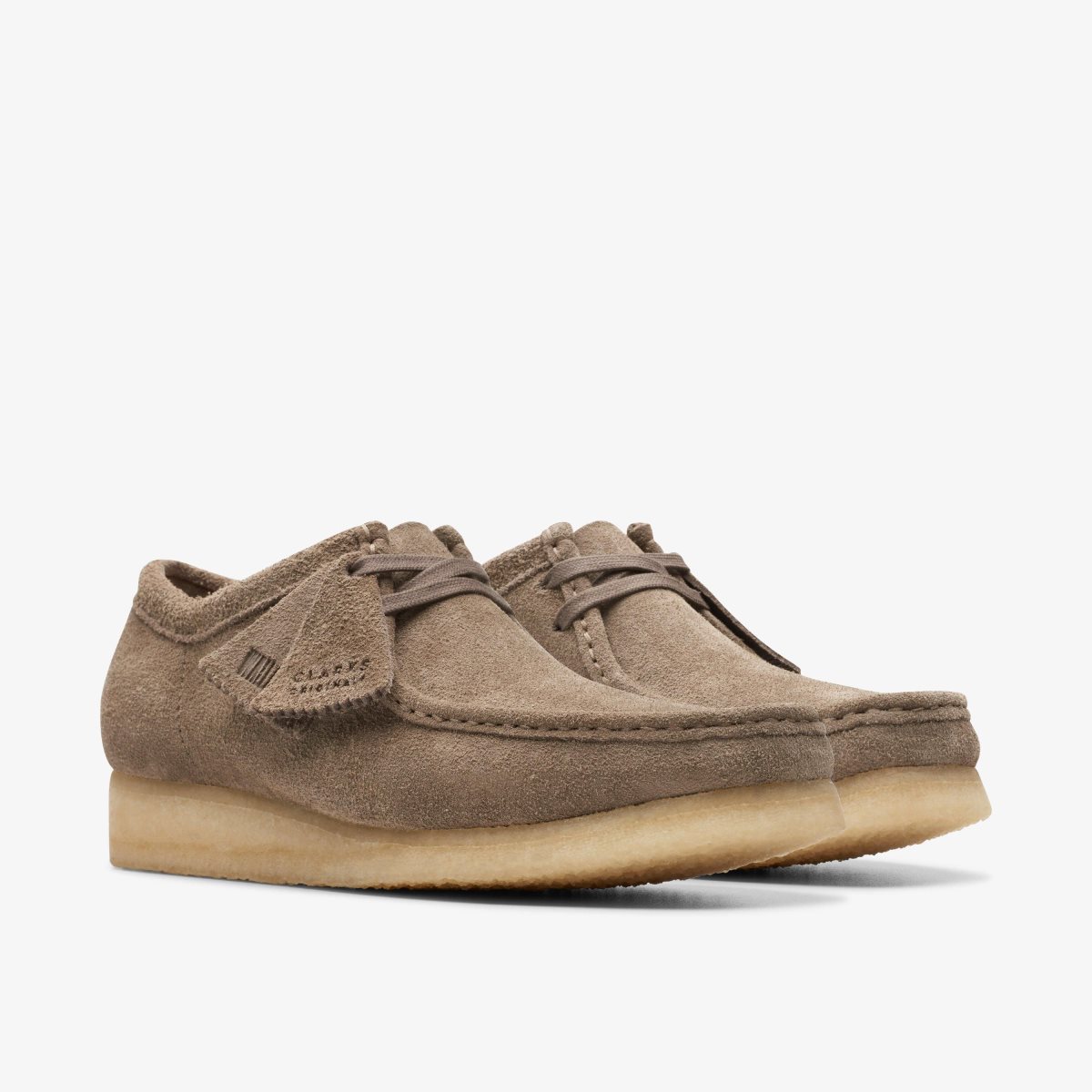 Clarks Wallabee Dark Grey Suede Dark Grey | MVYEW4735