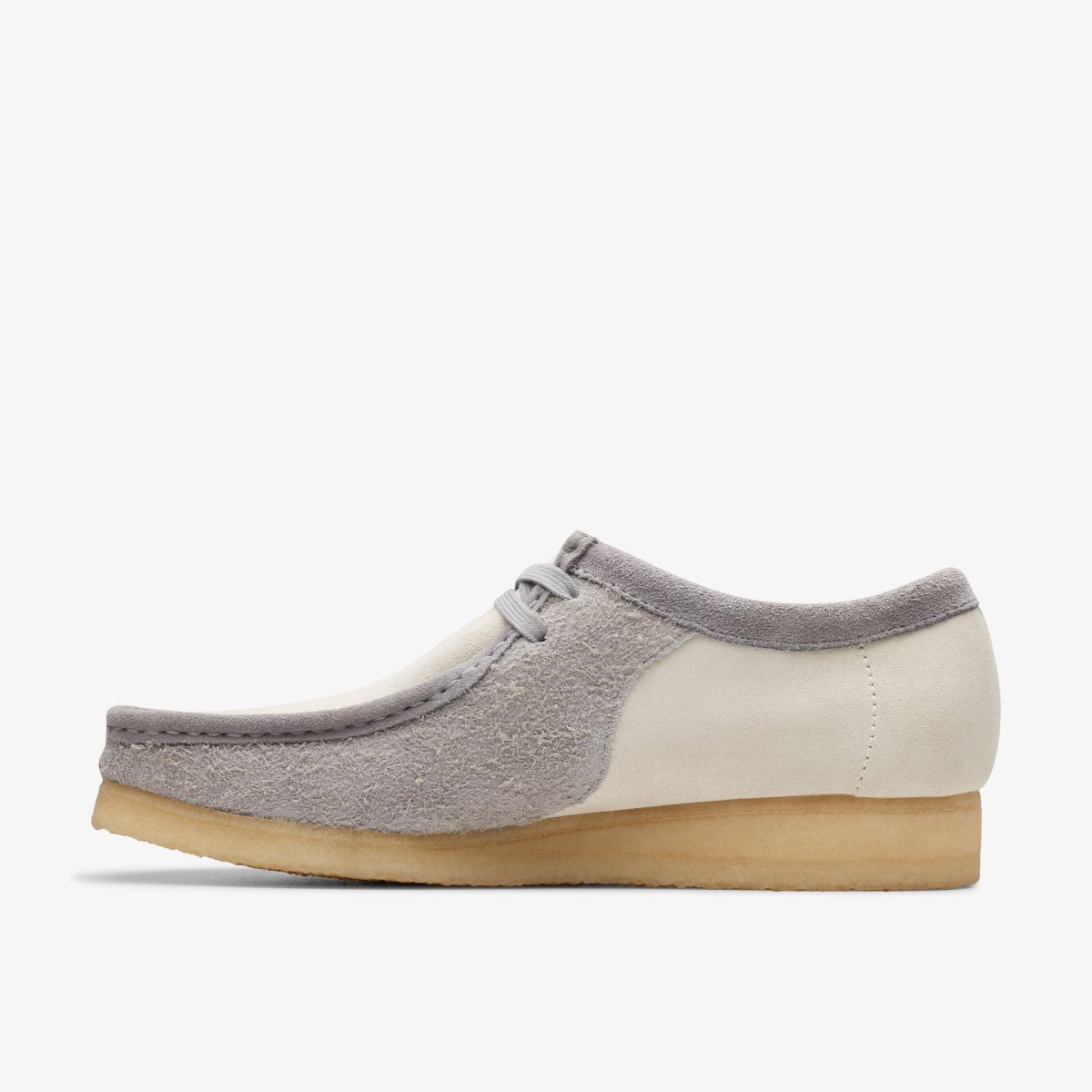 Clarks Wallabee Grey/Off White undefined | ENOLB0915