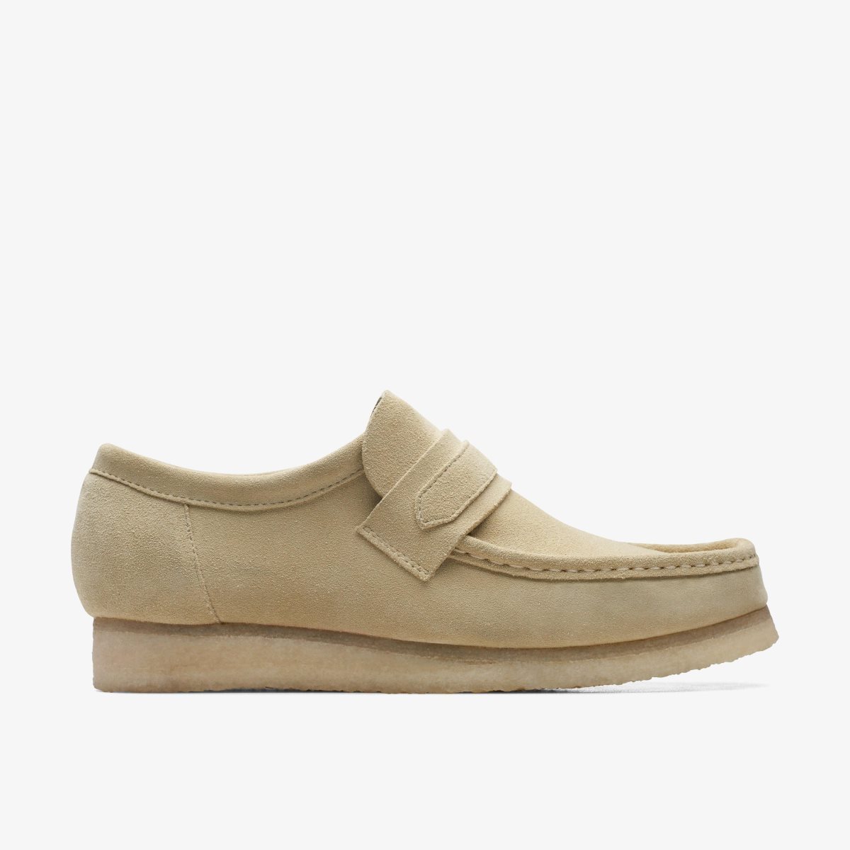 Clarks Wallabee Loafer Maple Suede Maple | GOAHZ5346