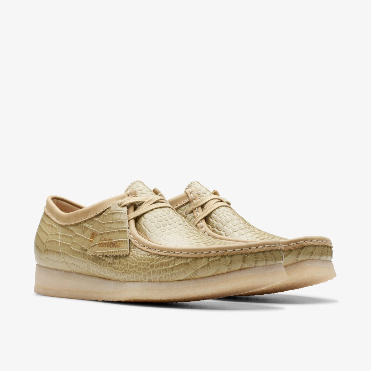 Clarks Wallabee Maple Crocodile Maple Crocodile | SKHTZ9781