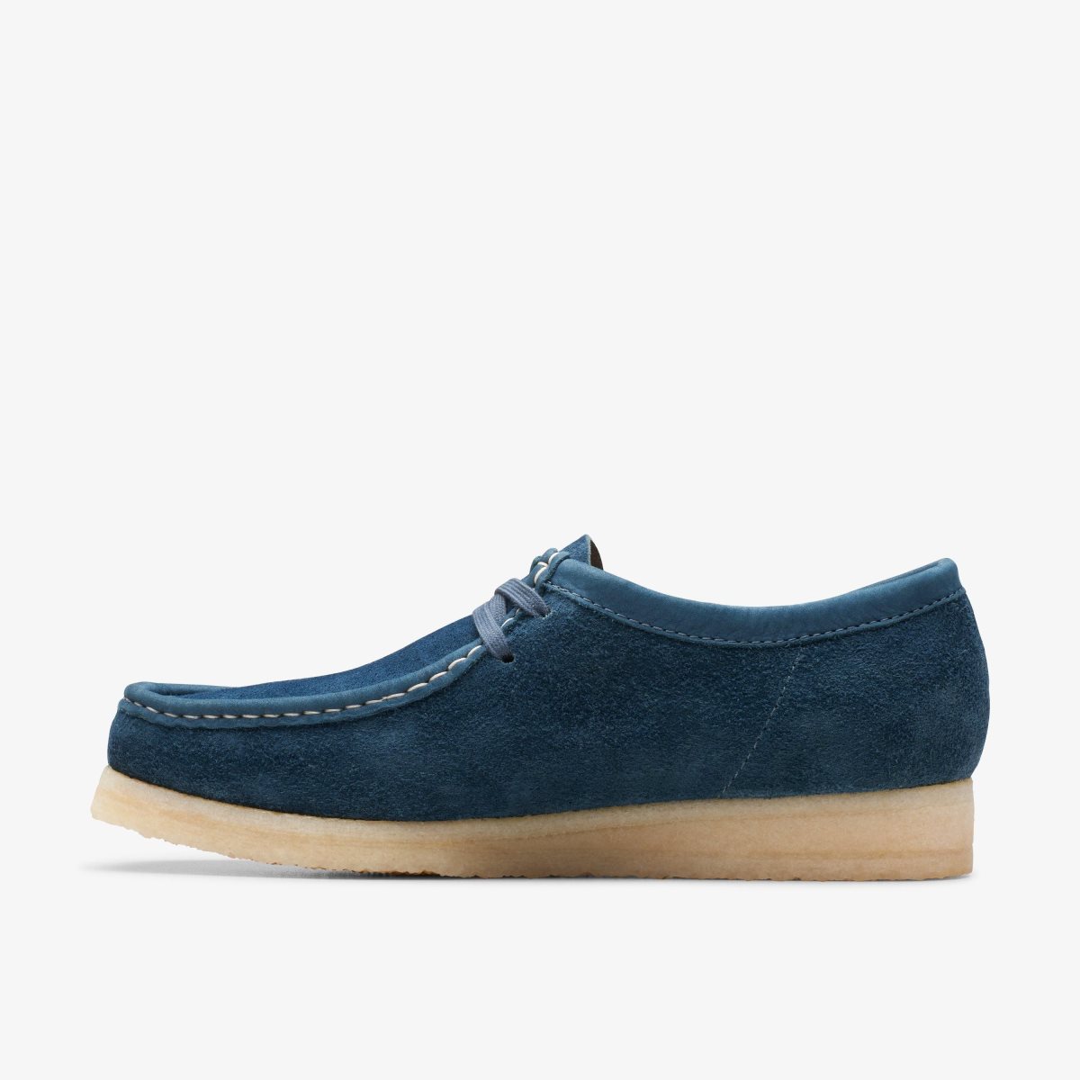 Clarks Wallabee Navy/Teal Suede Navy / Turquoise | KUNHP0643