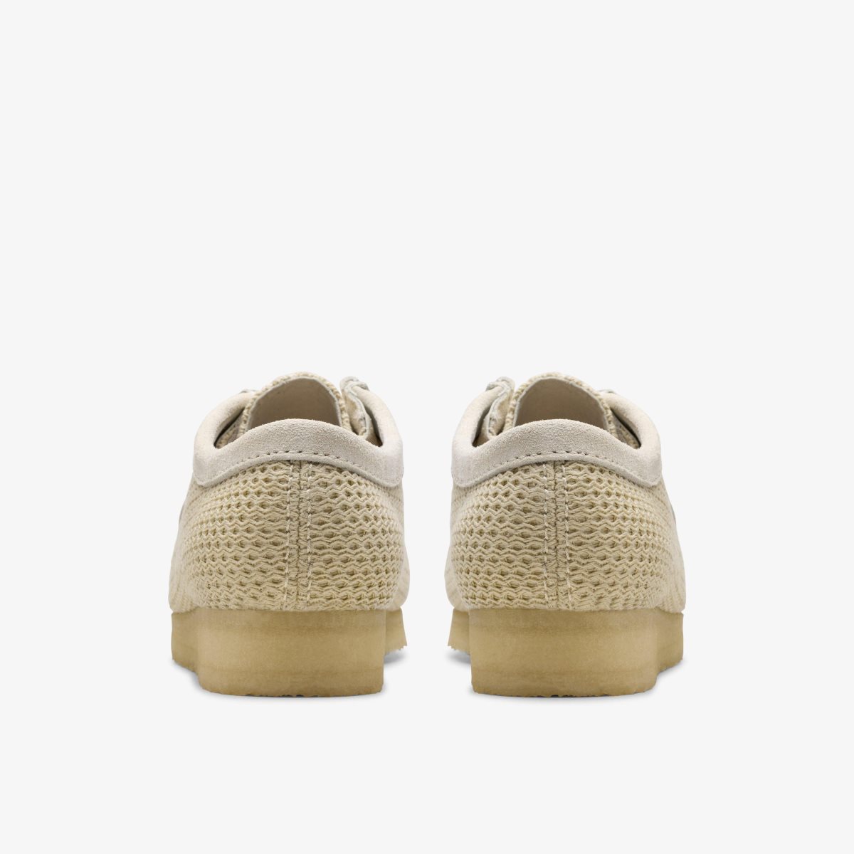 Clarks Wallabee Off White Mesh White | ZVOBX6579