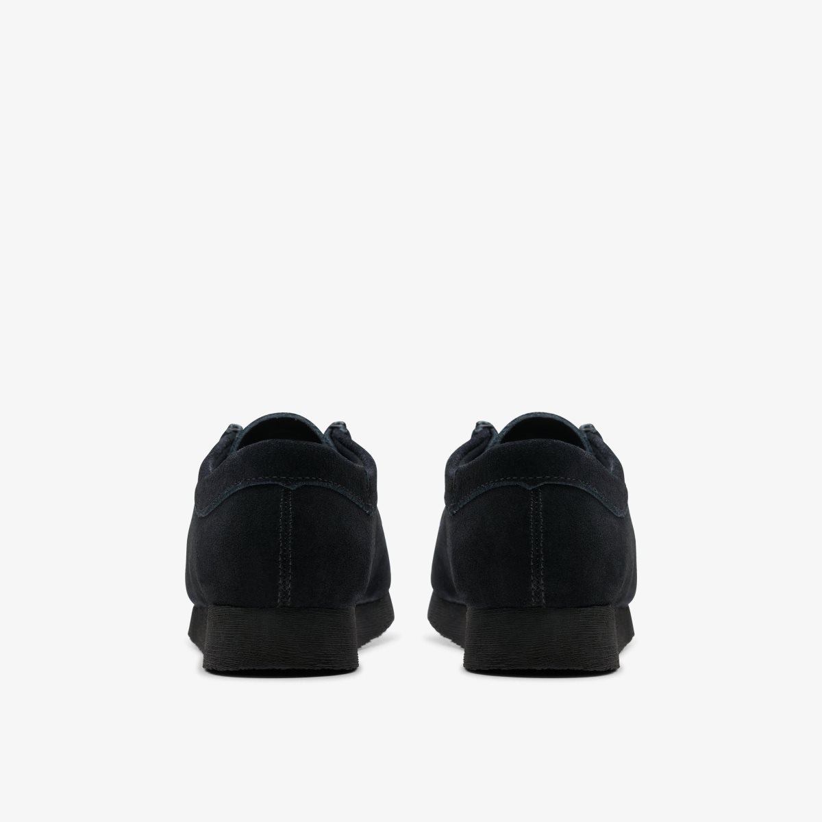 Clarks Wallabee Older Black Suede Black | OYCPW9475