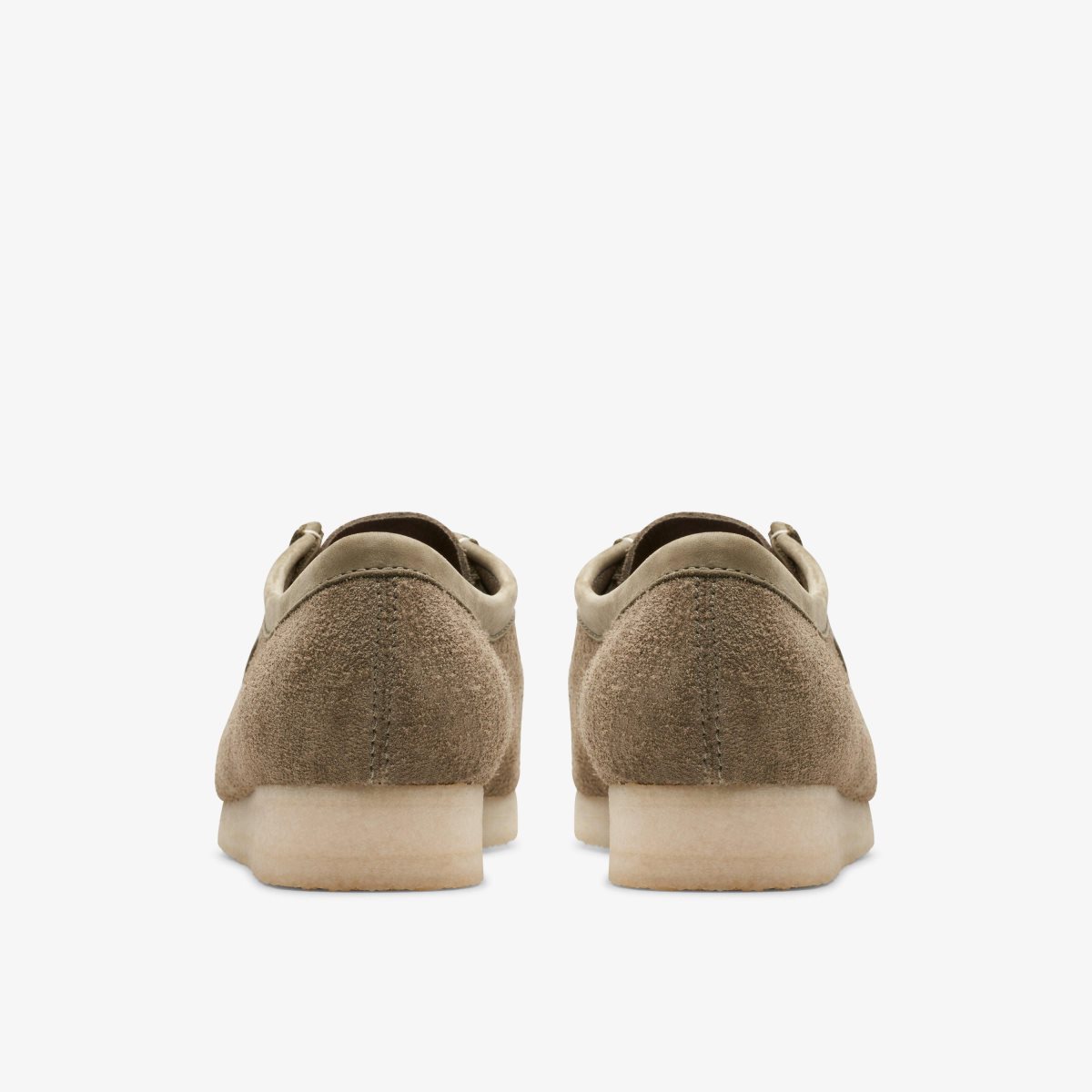 Clarks Wallabee Pale Khaki Suede Khaki | KWURI5703