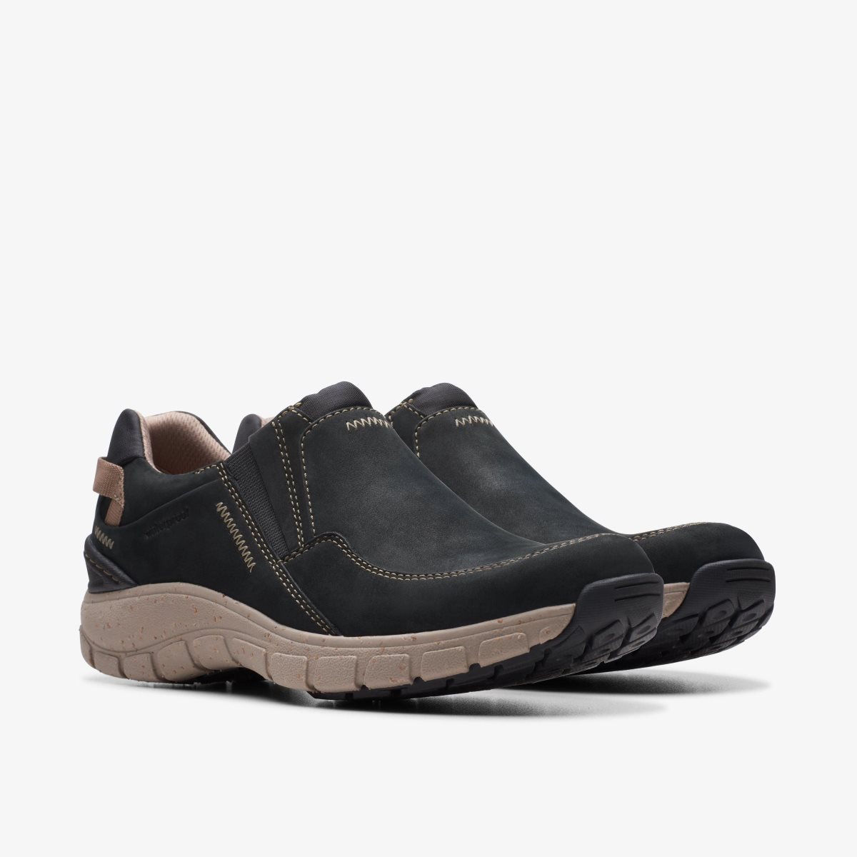 Clarks Wave Plateau Black Nubuck Black | CMVJL7352