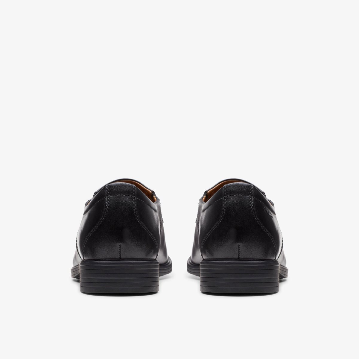 Clarks Whiddon Step Black Leather Black | YQSLI9156